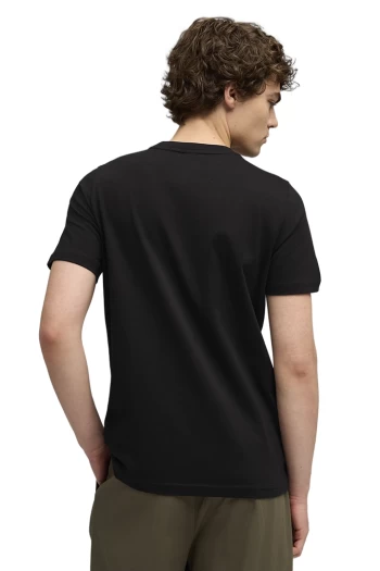 Футболка чоловіча PUMA Ferrari Tonal Shield Tee чорного кольору