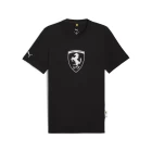 Футболка чоловіча PUMA Ferrari Tonal Shield Tee чорного кольору