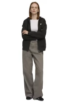 Худи женское PUMA ESS Comfort Full-Zip Hoodie черного цвета