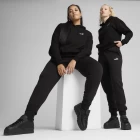 Штаны спортивные женские PUMA ESS No. 1 Logo Sweatpants черного цвета