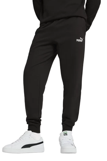 Штани спортивні чоловічі PUMA ESS No. 1 Black Logo Sweatpants чорного кольору