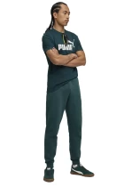 Штаны спортивные мужские PUMA ESS No. 1 Logo Sweatpants Green Terrain