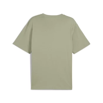 Футболка чоловіча PUMA ESS Relaxed No. 1 Logo Tee Lux Army