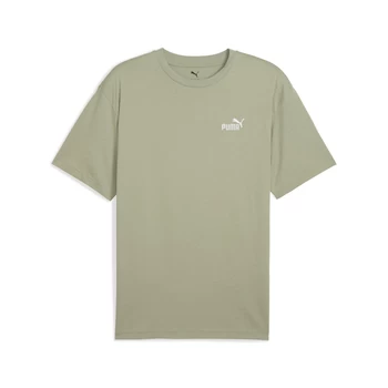 Футболка чоловіча PUMA ESS Relaxed No. 1 Logo Tee Lux Army