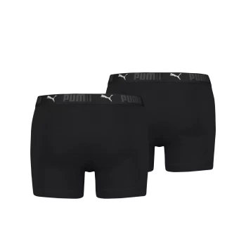 Спідня білизна чоловіча PUMA SPORT COTTON BOXER 2P чорного кольору