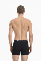 Нижнее белье мужское PUMA SPORT COTTON BOXER 2P черного цвета