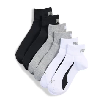 Шкарпетки (3 пари)  PUMA UNISEX LIFESTYLE QUARTE Білий / Сірий / Чорний