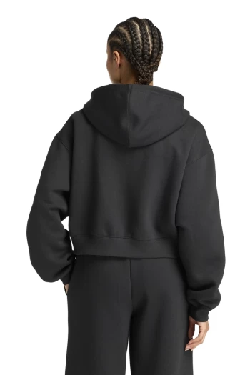 Худі жіноче New Balance Linear Full Zip чорного кольору