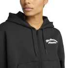 Худі жіноче New Balance Linear Full Zip чорного кольору