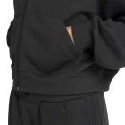 Худі жіноче New Balance Linear Full Zip чорного кольору