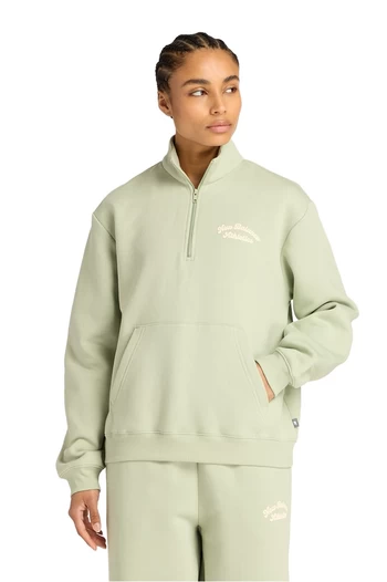 Реглан жіночий Linear Heritage Fleece Half Zip зеленого кольору