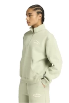Реглан жіночий Linear Heritage Fleece Half Zip зеленого кольору