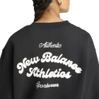 Світшот жіночий New Balance Linear Heritage Fleece чорного кольору