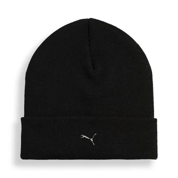 Шапка PUMA METAL PUMA CAT High Crown Unisex Beanie чорного кольору