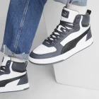 Высокие кроссовки мужские PUMA Caven 2.0 Mid PUMA White-PUMA Black-Strong Gray-PUMA Silver
