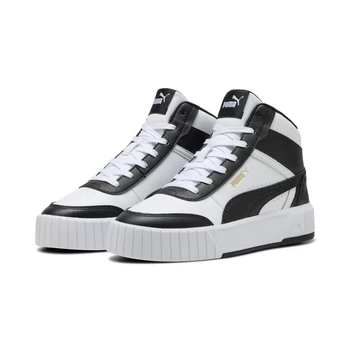 Кеди жіночі PUMA Carina Mia Mid PUMA White-PUMA Black-PUMA Gold
