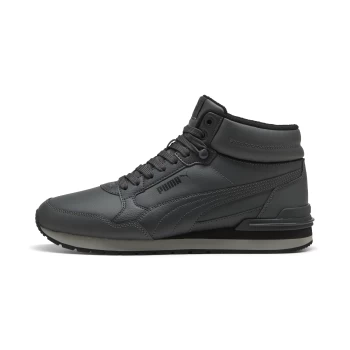 Високі кросівки чоловічі PUMA ST Runner v4 Mid Dusky Gray-Dusky Gray-PUMA Black