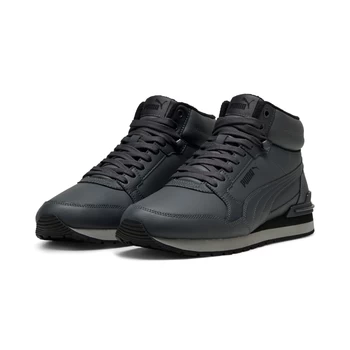 Високі кросівки чоловічі PUMA ST Runner v4 Mid Dusky Gray-Dusky Gray-PUMA Black