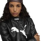 Куртка жіноча PUMA Pleather Racer Jacket чорного кольору