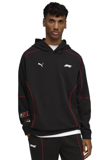 Худі чоловіче PUMA F1 Graphic Hoodie Relaxed чорного кольору