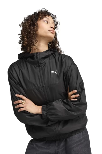 Вітрівка жіноча PUMA ESS Relaxed Windbreaker чорного кольору