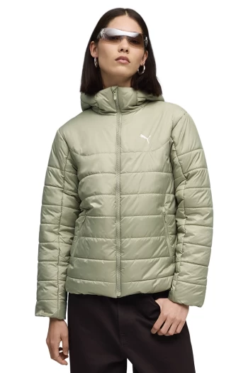 Куртка жіноча PUMA ESS Hooded Padded Jacket Lux Army