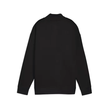 Лонгслів PUMA ESS SCRIPT Half-Zip Crew чорного кольору