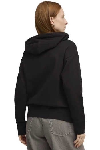 Худі жіноче PUMA HER Relaxed Full-Zip Hoodie чорного кольору