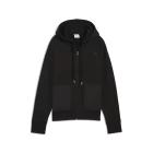 Худи женское PUMA HER Relaxed Full-Zip Hoodie черного цвета