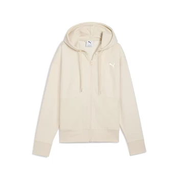 Худі жіноче PUMA HER Relaxed Full-Zip Hoodie Alpine Snow