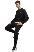 Спортивный костюм мужской PUMA ESS Elevated Crew Sweat Suit черного цвета