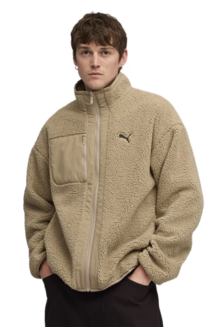 Куртка чоловіча PUMA Reversible Sherpa Jacket Ice Coffee