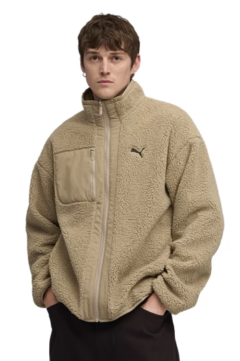 Куртка чоловіча PUMA Reversible Sherpa Jacket Ice Coffee