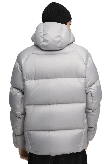 Куртка-пуховик чоловічий PUMA Hooded Down Puffer Jacket Gray Echo