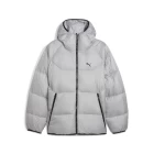 Куртка-пуховик мужской PUMA Hooded Down Puffer Jacket Gray Echo
