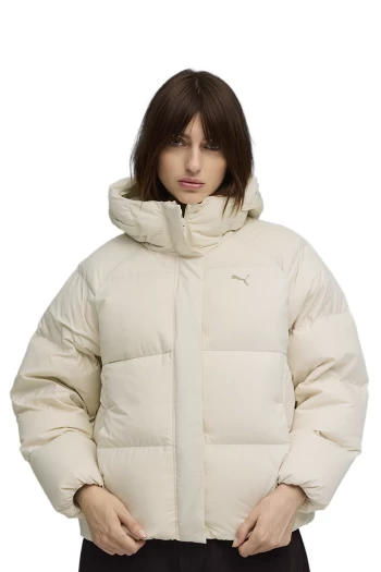 Куртка-пуховик жіноча PUMA Hooded Down Puffer Jacket Alpine Snow