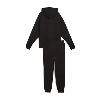 Спортивний костюм жіночий PUMA Loungewear Sweat Suit FL cl чорного кольору