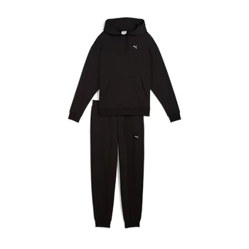 Спортивний костюм жіночий PUMA Loungewear Sweat Suit FL cl чорного кольору
