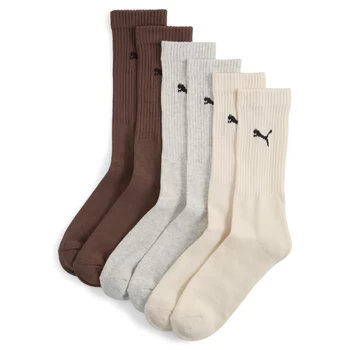Шкарпетки чоловічі PUMA CREW SOCK 3P бежевий / коричневий