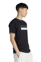 Футболка чоловіча New Balance Rectangular Logo чорного кольору