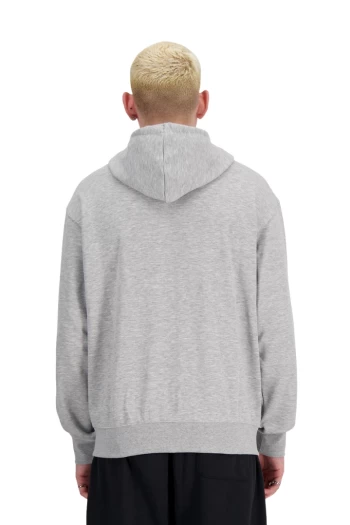 Худі чоловіче New Balance Sport Essentials Full Zip сірого кольору