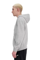 Худи мужское New Balance Sport Essentials Full Zip серого цвета