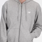 Худи мужское New Balance Sport Essentials Full Zip серого цвета