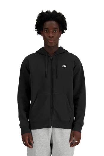 Худі чоловіче New Balance Sport Essentials Full Zip чорного кольору
