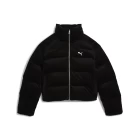Куртка жіноча PUMA Corduroy Puffer Jacket чорного кольору