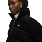 Куртка жіноча PUMA Corduroy Puffer Jacket чорного кольору