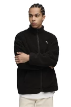 Худи мужское PUMA ESS ELEVATED Sherpa Full-Zip черного цвета