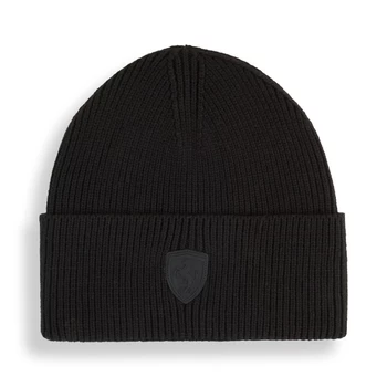 Шапка Unisex PUMA FERRARI PRO Mid Crown Beanie чорного кольору