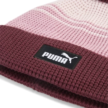 Шапка Unisex PUMA ESS Mid Crown Pom Beanie Ruby Shimmer-Mix