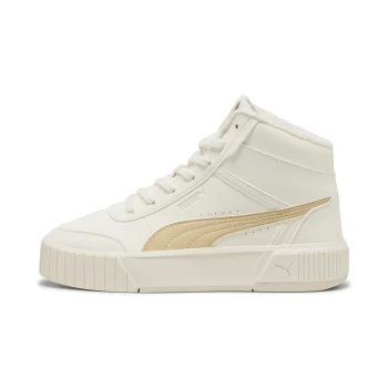Черевики кросівки зимові жіночі PUMA Carina Mia Mid WTR Warm White-Alpine Snow